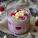 Raspberry White Chocolate Overnight Oats
