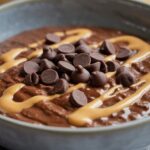 Yummy Chocolate Oats Protein Bowl for Breakfast or a Snack (35G Protein)